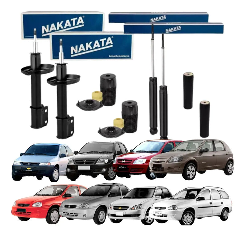 Kit Amortecedor Dianteiro Traseiro Nakata Corsa Celta Prisma