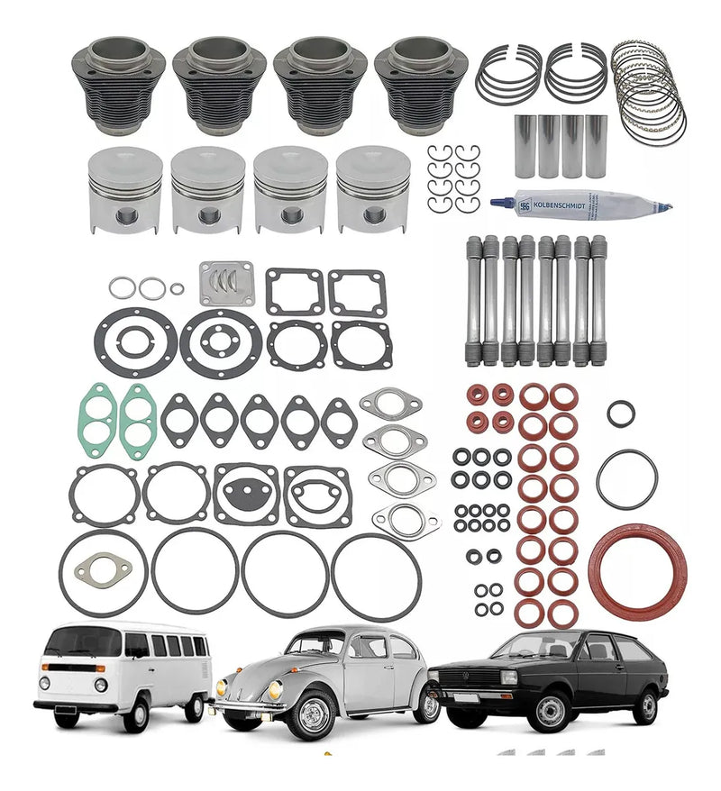 Kit Motor Gol Fusca Brasilia Kombi 1300 Gasolina Ks