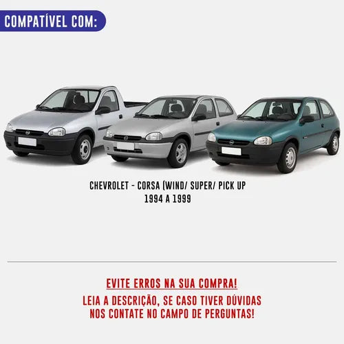 Parachoque Dianteiro Corsa Wind 94 95 A 99 Preto Texturizado