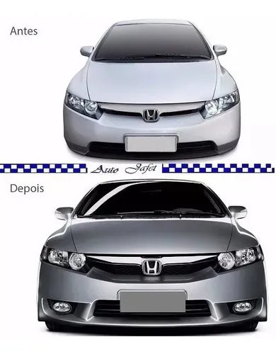Parachoque New Civic 2009 2010 2011 Completo