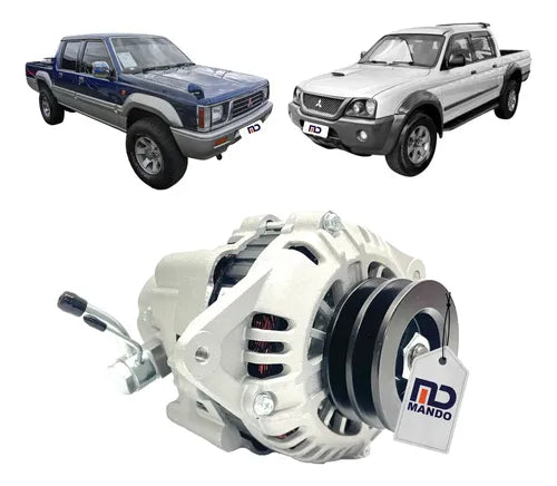 Alternador L200 Sport Outdoor 90a Polia Dupla C/ Bomba Vacuo